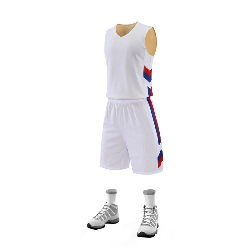 Plus Size Reversible Breathable Training Basketball Sets