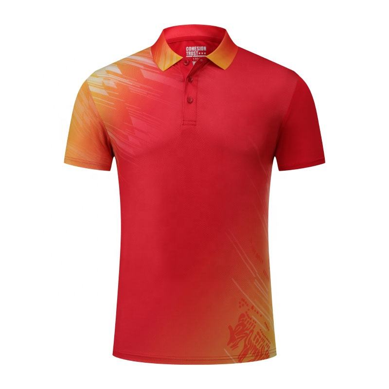 Unisex Sublimation Printed Tennis Polo Suit