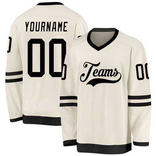 Custom Loose-Fit Long-Sleeve Hockey Jersey