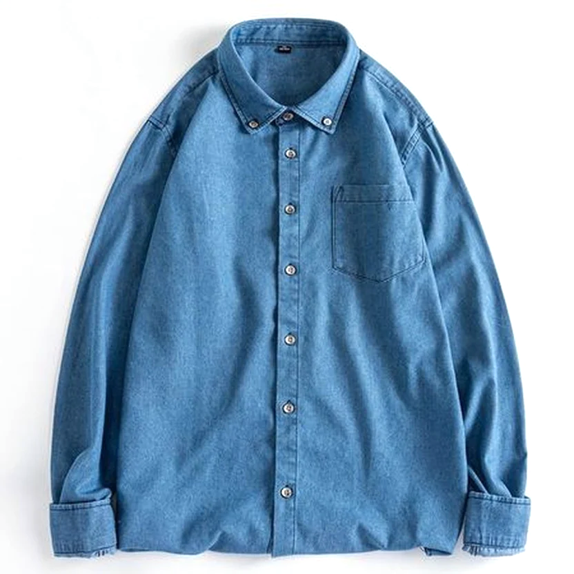 Men's Fashion Cotton Denim Long Sleeve Jacket